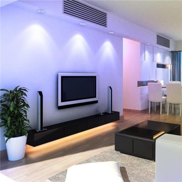 Feit Electric BR30 Smart Flood Light Bulb,2.4GHz WiFi Color Changing - Picture 4 of 6